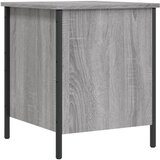  Klupa za pohranu siva boja hrasta 40x42,5x50 cm drvena | shoptok.hr