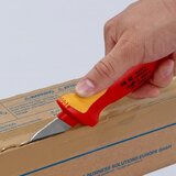 Knipex Nož za električare 1000V VDE ravni 190mm 98 52 crveni | Eponuda.com