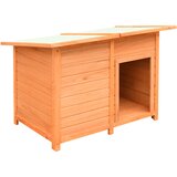 Kućica za pse od masivne borovine i jelovine 120 x 77 x 86 cm | shoptok.hr