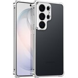 AVIZAR Zaščitni bumper za Galaxy S26 Ultra z minimalističnim dizajnom in obrobo kamere, Srebrna, (5000274485) | Shoptok.si