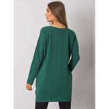 RUE PARIS Tunic-RV-TU-7201.43P-dark green | Shoptok.si