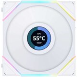 Lian Li ventilator za ohišje uni fan tl lcd 120 argb pwm 120mm 3 pack + controller, bela | Shoptok.si