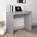  Radni stol boja betona 90 x 40 x 72 cm od konstruiranog drva | shoptok.hr