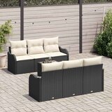  Sjedeća garnitura za vrt Crna 55 x 55 x 37 cm poliratan | shoptok.hr