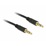 Delock kabel AVDIO 3,5M-3,5M 4pin 2m črn 83436 Cene