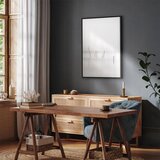  Slika - Misty Trail (1 Part) Vertical 40x60 U crnom drvenom okviru | shoptok.hr
