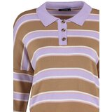 Trendyol Camel Striped Polo Neck Knitted Sweater | Eponuda.ba