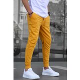 Madmext Yellow Men's Tracksuits with Elastic Legs 4821 Cene