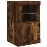  Komoda s LED svjetlima boja dimljenog hrasta 163x37x67 cm | shoptok.hr