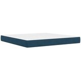  Okvir kreveta s madracem s uzglavljem 2 pcs Plava Baršun - Plava 200 x 200 cm | shoptok.hr