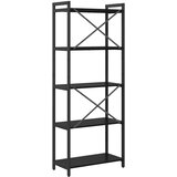  Polica Crni hrast 60 x 30 x 155 cm Konstruirano drvo | shoptok.hr