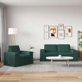 SOFA 2 pcs Tamnozelena Metal | shoptok.hr