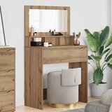 vidaXL Toaletne mize za spalnice Umetni hrast 80 x 39,6 x 135 cm | Shoptok.si