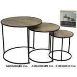  STOLOVI SET 3/1 SCOTT 50*50*45.5 CM SMEĐI Cijene