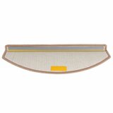  Prostirke za stepenice 15 kom 65x24x4 cm svijetlosmeđe poluokrugle velike | Shoptok.si