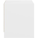  Noćni ormarići sa staklenim vratima 2 kom bijeli 35x37x42 cm | shoptok.hr