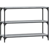 Ormarić za knjige boja hrasta 100x33x70,5 cm od drva i čelika | shoptok.hr