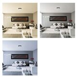  LED svetilo nadometno NEXXO, kvadratno, črno, 21W, nastavljiva CCT | Shoptok.si