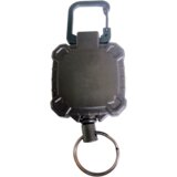 INF Zložljiv obesek za ključe, močan karabin iz nerjavečega jekla za potovanja Black, (21245919) | Shoptok.si