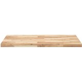 Stolna ploča 120x70x4 cm pravokutna od masivnog drva bagrema | shoptok.hr