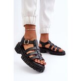 Boto FD1 Women's Black Roman Sandals Rosarose | Shoptok.si