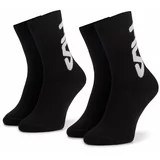 Fila Set 2 parov nisex visokih nogavic u Calza F9598 Črna