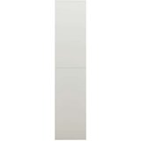 vidaXL Omara s ključavnico svetlo siva 90x40x180 cm jeklo | Shoptok.si