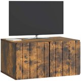 TV Omarica za TV, ki jo lahko montiraš na steno Dimljen hrast, (5000210603) | Shoptok.si