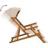  Ležaljka 4 pcs 3 Pozicija Čvrsto drvo eukaliptusa Bež - Bež 2x ležaljka + 2x podmetalo | shoptok.hr