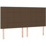  Box spring postelja z vzmetnico temno rjava 160x200 cm blago, (20896053) | Shoptok.si