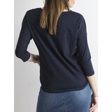 BASIC Feel Good Blouse-RV-BZ-4661.43P-navy blue | ePonuda.com