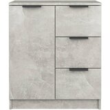  Komoda 2 kom siva boja betona 60x30x70 cm od konstruiranog drva | Eponuda.com