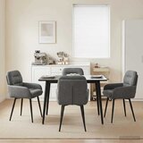 vidaXL Trpezarijske stolice 4 pcs Baršun Tamnosiva 59 x 59,5 x 90 cm | shoptok.hr