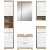 MID.YOU Kopalnica Lambada, Barva Hrasta, Bela, 5-Delna | Shoptok.si
