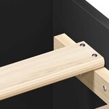  Okvir kreveta s uzglavljem i podnožjem crni 200 x 200 cm | Eponuda.com