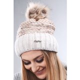 Fasardi Beige winter hat with a welt | Shoptok.si