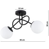 Brilagi Plafonski luster MILO 2xE27/60W/230V crni | Eponuda.com