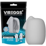 VibEggs Twisty Tongues - vibracijsko jaje masturbator (bijelo) | shoptok.hr