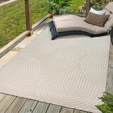 Lesnina XXXL PREPROGA ZA ZUNANJO UPORABO Berlin 160/230 cm tkano krem barve | Shoptok.si