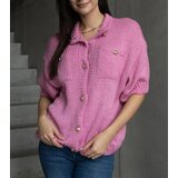 Gemre Soft dark pink short-sleeve sweater Shela | Shoptok.si