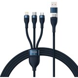 Baseus Kabel 4v1 USB+USB-C na USB-C / iPhone Lightning / mikro USB 1,2m - moder, (21091052) | Shoptok.si