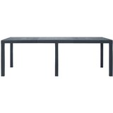  Vrtni stol antracit 220 x 90 x 72 cm plastika s izgledom ratana | shoptok.hr