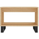 vidaXL Klubska mizica sonoma hrast 60x50x40 cm inženirski les | Shoptok.si