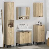  Set namještaja za kupaonicu s ladicama Zidne Sonoma hrast | shoptok.hr