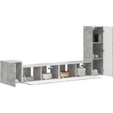  Set TV komoda Zidne 3 pcs Betonski sivi Konstruirano drvo | Eponuda.com