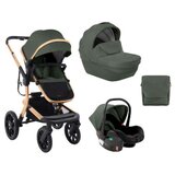 Kikka Boo Kolica Irene premium 3in1 set sa I-SIZE autosedištem i tvrdom korpom Army Green ( KKB11254 ) Cene