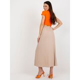 RUE PARIS Skirt-WN-SD-5005.13-beige | Shoptok.si