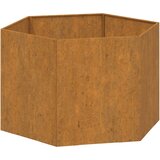 Maison Chic Cvetlično korito - Cvetlični Lonec zarjavelo 60x60x45 cm corten jeklo, (21790377) Cene