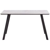 XXXL Jedilna Miza George, Črna, Siva, 140x80 | Shoptok.si