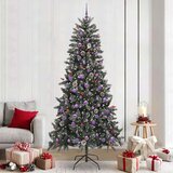 vidaXL Umjetno božićno drvce s stalakom Zelena 129,5 x 129,5 x 240 cm | shoptok.hr